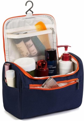 Eopzo Portable Hanging Toiletry Bag For Women & Men Kit with Hanging Travel Toiletry Kit(Blue)