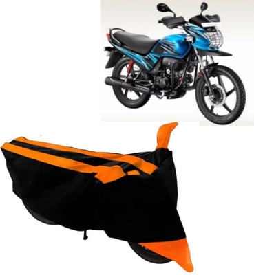 Elegance Two Wheeler Cover for Hero(Passion Pro TR, Orange)