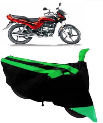 AutoKick Two Wheeler Cover for Hero(Passion Plus, Green)