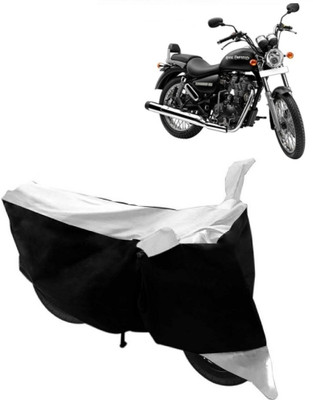 Yuneik Two Wheeler Cover for Royal Enfield(Thunderbird 500, White)