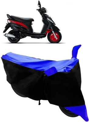 Yuneik Two Wheeler Cover for Mahindra(Kine, Blue)