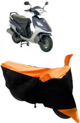 Yuneik Two Wheeler Cover for Bajaj(Fusion, Orange)