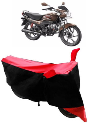 AutoKick Two Wheeler Cover for Hero(Passion, Red)