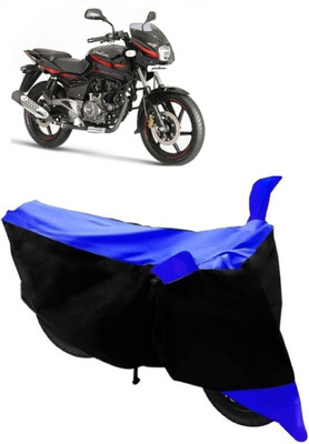 Yuneik Two Wheeler Cover for Bajaj(DTS-i, Blue)