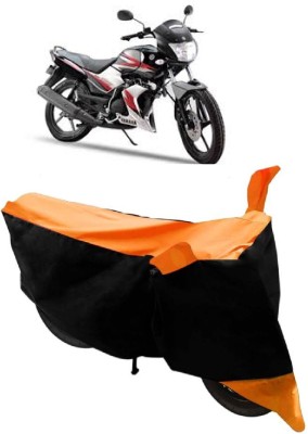 SUNONA Waterproof Two Wheeler Cover for Yamaha(SS, Orange)