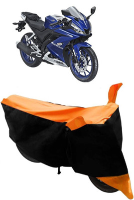 APNEK Waterproof Two Wheeler Cover for Yamaha(R15 V3, Orange)