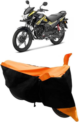 Yuneik Two Wheeler Cover for Honda(CB Shine, Orange)