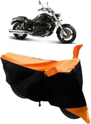 Yuneik Two Wheeler Cover for Hyosung(Aquila Pro 650, Orange)
