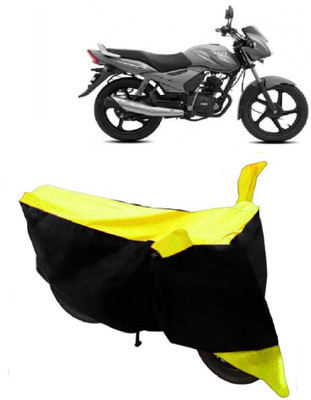AutoKick Two Wheeler Cover for TVS(Sport, Yellow)