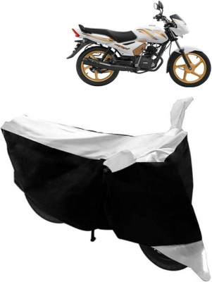 AutoKick Two Wheeler Cover for TVS(Star City, White)