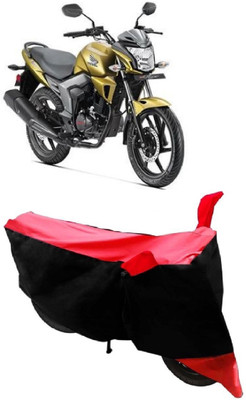 Yuneik Two Wheeler Cover for Honda(CB Trigger, Red)