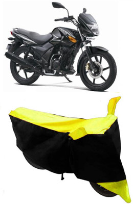 AutoRock Two Wheeler Cover for TVS(Flame SR125, Yellow)