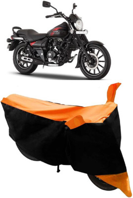 AutoRock Two Wheeler Cover for Bajaj(Avenger, Orange)