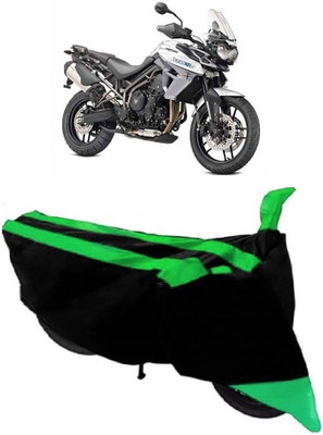 APNEK Two Wheeler Cover for Triumph(Tiger 800 XR, Green)