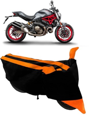 APNEK Waterproof Two Wheeler Cover for Ducati(Monster 821, Orange)