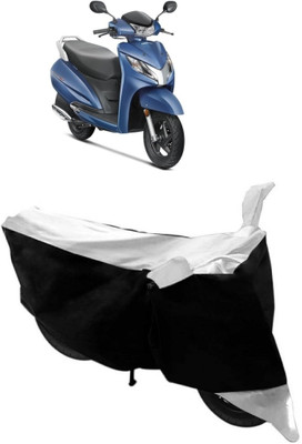AutoKick Two Wheeler Cover for Honda(Activa, White)