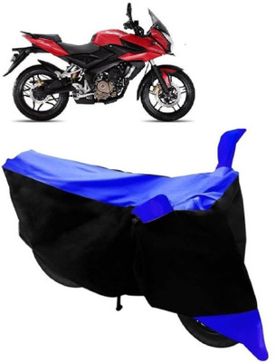 AutoKick Two Wheeler Cover for Bajaj(Pulsar AS 150, Blue)