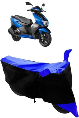 Yuneik Two Wheeler Cover for TVS(NTORQ, Blue)