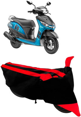AutoKick Two Wheeler Cover for Yamaha(Alpha, Red)