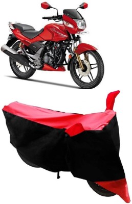 AutoRash Waterproof Two Wheeler Cover for Honda(CBZ Extreme, Red, Black)