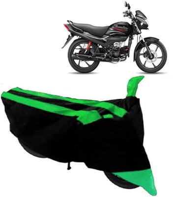 AutoKick Two Wheeler Cover for Hero(Passion Pro, Green)