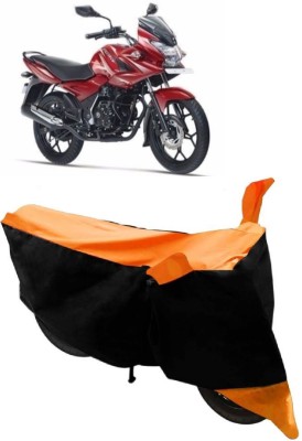 AutoKick Two Wheeler Cover for Bajaj(Discover 150 f, Orange)