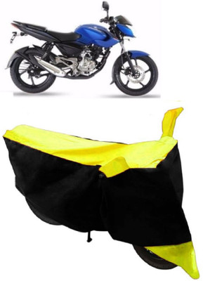 Yuneik Two Wheeler Cover for Bajaj(Pulsar, Yellow)