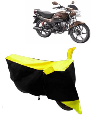 Yuneik Two Wheeler Cover for Hero(Passion, Yellow)