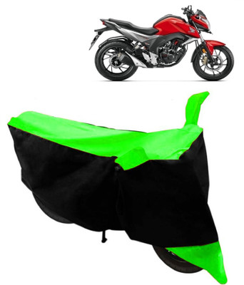 AutoKick Two Wheeler Cover for Honda(CB, Green)