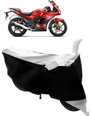 Yuneik Two Wheeler Cover for Hero(Karizma ZMR, White)