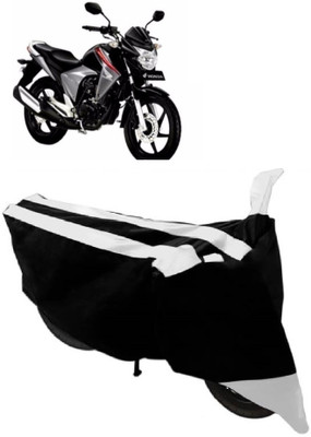 Elegance Two Wheeler Cover for Honda(Unicorn Dazzler, White)