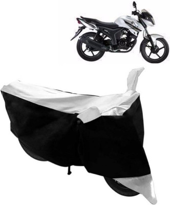 AutoKick Two Wheeler Cover for Yamaha(SZ X, White, Black)
