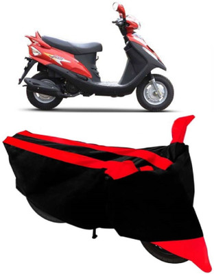 AutoKick Two Wheeler Cover for Mahindra(Flyte, Red)