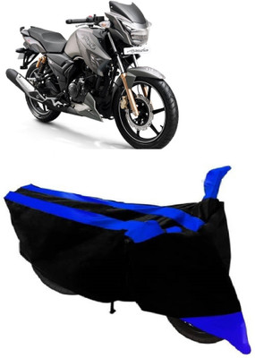 AutoKick Two Wheeler Cover for TVS(Apache RTR 180, Blue)