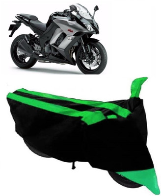 AutoKick Two Wheeler Cover for Kawasaki(Ninja 1000, Green)