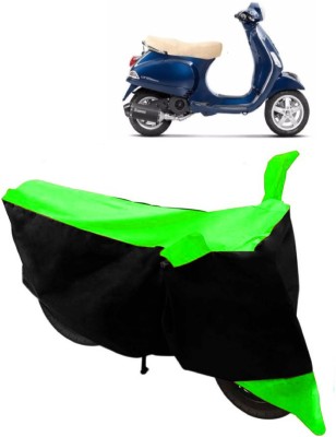 AutoKick Two Wheeler Cover for Piaggio(Vespa LX, Green)