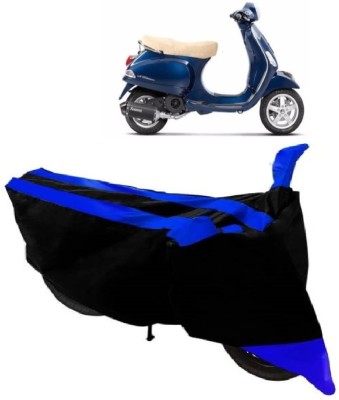 AutoKick Two Wheeler Cover for Piaggio(Vespa LX, Blue)