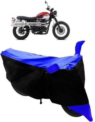 AutoRock Two Wheeler Cover for Triumph(Scrambler, Blue)