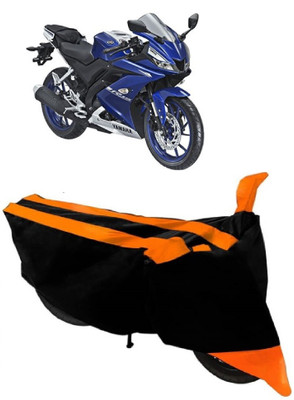 AutoKick Two Wheeler Cover for Yamaha(R15 V3, Orange)