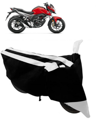 APNEK Two Wheeler Cover for Honda(CB, White)
