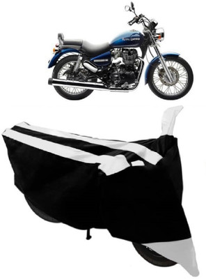 AutoRash Two Wheeler Cover for Royal Enfield(Thunderbird 350, White)