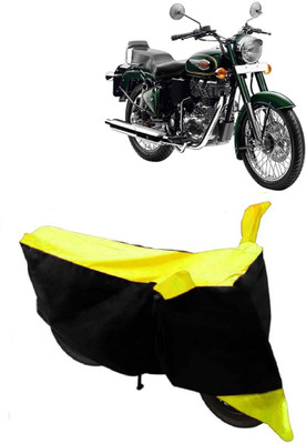 AutoKick Two Wheeler Cover for Royal Enfield(Bullet 500, Yellow)