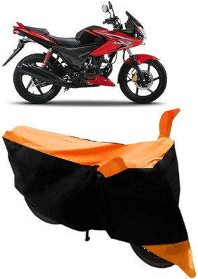 AutoKick Two Wheeler Cover for Honda(CBF Stunner, Orange)