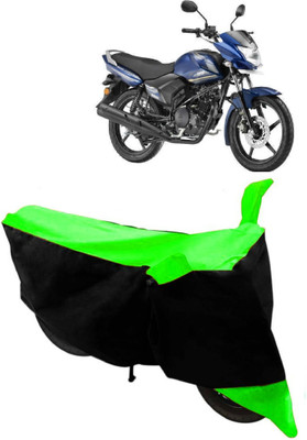 Yuneik Two Wheeler Cover for Yamaha(Saluto, Green)