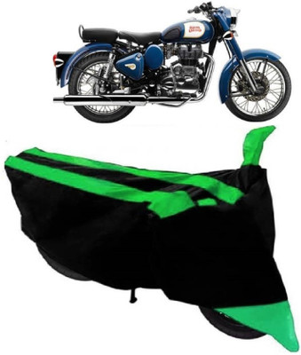 AutoRock Two Wheeler Cover for Royal Enfield(Bullet 350, Green)