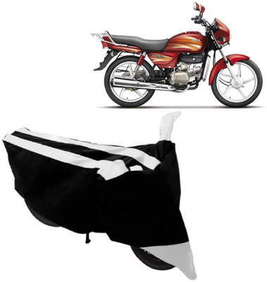Elegance Two Wheeler Cover for Hero(Splendor Pro, White)
