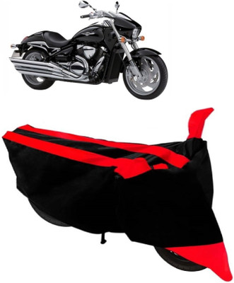 APNEK Two Wheeler Cover for Suzuki(Intruder, Red)