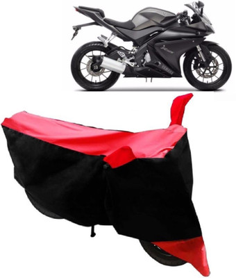 Yuneik Two Wheeler Cover for Yamaha(YZF, Red)