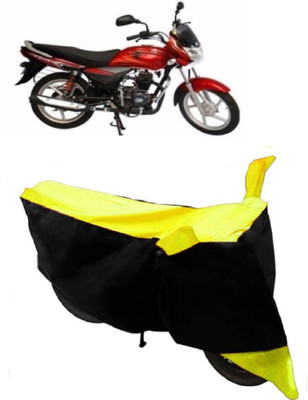 Elegance Two Wheeler Cover for Bajaj(Platina, Yellow)