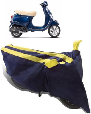AutoKick Two Wheeler Cover for Piaggio(Vespa LX, Yellow)